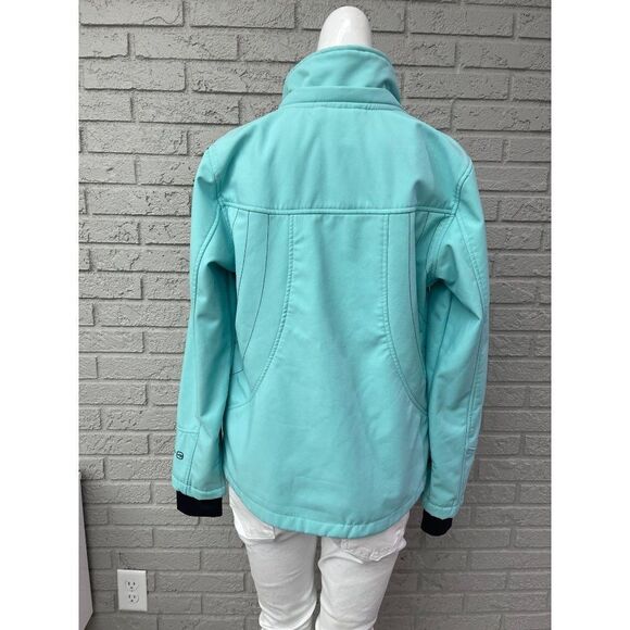 Free Country Aqua Front Zip Jacket with Faux Fur Liner Size M - Picture 2 of 11